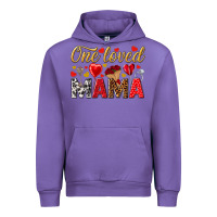 Tulip One loved mama valentines day Urban Hoodie - HowdyJamesFarm