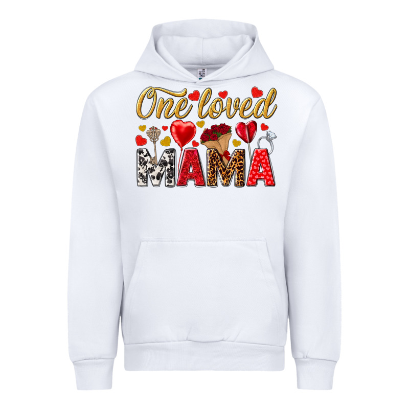 One Loved Mama Valentines Day Urban Hoodie by HowdyJamesFarm | Teevron