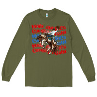Army Green make america cowboy again Long Sleeve Tee - MaliasSmallBusiness