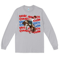 Moon Dust make america cowboy again Long Sleeve Tee - MaliasSmallBusiness