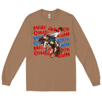 Toasted Coconut make america cowboy again Long Sleeve Tee - MaliasSmallBusiness