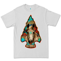 Dove Grey arrowhead horse Premium Tee - RanaPortraitStore