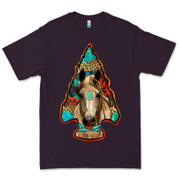 Plum arrowhead horse Premium Tee - RanaPortraitStore