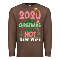Chestnut 2020 First Christmas With My Hot New Wife Premium Sweatshirt - Bettercallsaul
