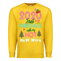 Lemon 2020 First Christmas With My Hot New Wife Premium Sweatshirt - Bettercallsaul