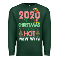Sports Green 2020 First Christmas With My Hot New Wife Premium Sweatshirt - Bettercallsaul