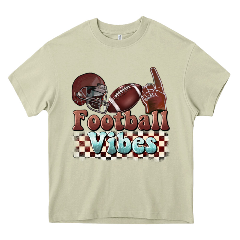 Football Vibes Heavy Core Tee by BarkalooDesign | Teevron