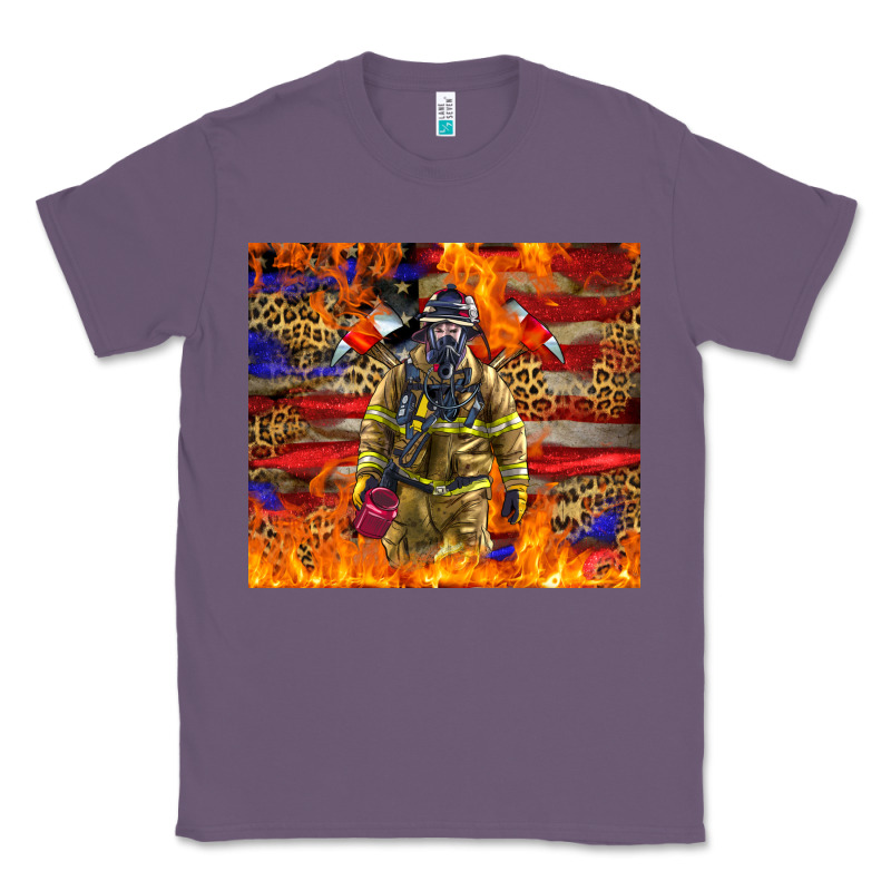 Western Firefighter With American Classic Tee by LillyAllenDesigns | Teevron
