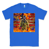 True Royal Western Firefighter With American Classic Tee - LillyAllenDesigns