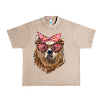 French Oak mama bear with glasses and bandana Urban Heavy Tee - Artiststas