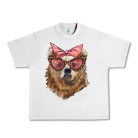 Lunar Rock mama bear with glasses and bandana Urban Heavy Tee - Artiststas