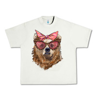 Pistachio mama bear with glasses and bandana Urban Heavy Tee - Artiststas