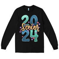 Black senior 2024 Long Sleeve Tee - MaliasSmallBusiness