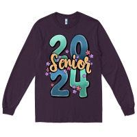 Plum senior 2024 Long Sleeve Tee - MaliasSmallBusiness
