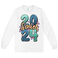 White senior 2024 Long Sleeve Tee - MaliasSmallBusiness