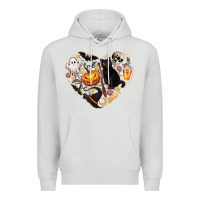 Halloween Heart Premium Hoodie | Teevron