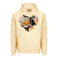Pina Colada Halloween Heart Premium Hoodie - texasbilliewilder
