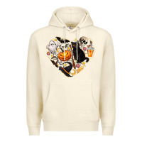 Sandshell Halloween Heart Premium Hoodie - texasbilliewilder