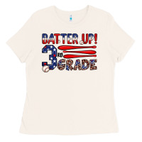 Bone batter up 3rd grade Ladies Tee - JahusDesignShop