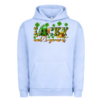 Pigment Grape Ice Lucky and i gnome it St. Patrick's Day Urban Hoodie - CowGirlArtShop