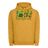 Pigment Peanut Butter Lucky and i gnome it St. Patrick's Day Urban Hoodie - CowGirlArtShop