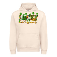 Sandshell Lucky and i gnome it St. Patrick's Day Urban Hoodie - CowGirlArtShop