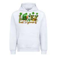 White Lucky and i gnome it St. Patrick's Day Urban Hoodie - CowGirlArtShop