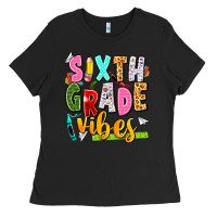 Black sixth grade vibes Ladies Tee - texasbilliewilder