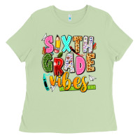 Matcha sixth grade vibes Ladies Tee - texasbilliewilder