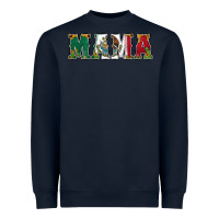 Navy mexican flag mama Heavyweight Sweatshirt - Jasminsmagicworld