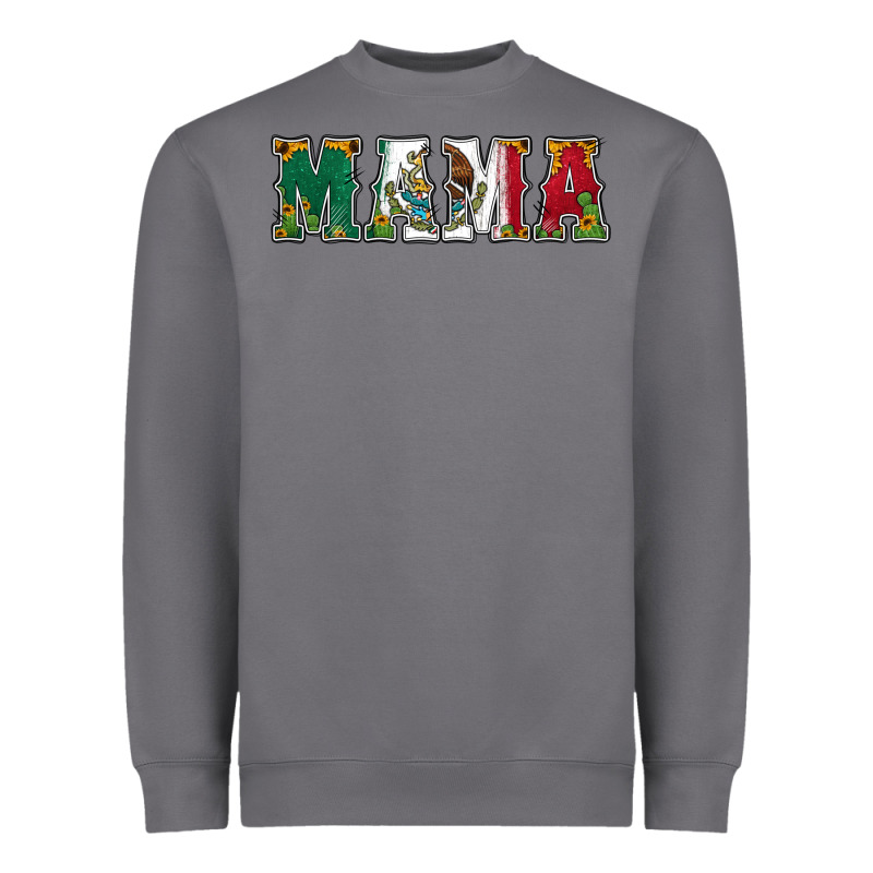 Mexican Flag Mama Heavyweight Sweatshirt by Jasminsmagicworld | Teevron
