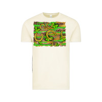 Vintage Arctic horseshoe shamrock leopard wood glitter background Vintage Tee - Artiststas