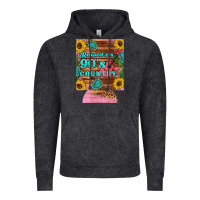 Vintage Black raised 90's country guitar cactus sunflower's 12 oz can cooler (regula Vintage Hoodie - Artiststas