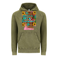 Vintage Olive raised 90's country guitar cactus sunflower's 12 oz can cooler (regula Vintage Hoodie - Artiststas