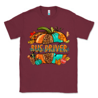 Burgundy bus driver pumpkin Classic Tee - NancyCooperArtShop