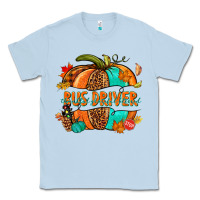 Dusty Blue bus driver pumpkin Classic Tee - NancyCooperArtShop