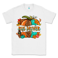 White bus driver pumpkin Classic Tee - NancyCooperArtShop
