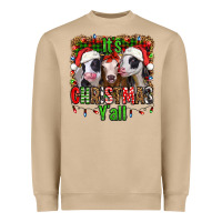 Mushroom it's christmas y'all heifers Heavyweight Sweatshirt - Jasminsmagicworld