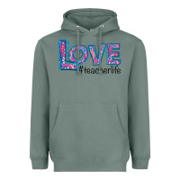 Sage Love Teacher Life Heavyweight Hoodie - Bettercallsaul