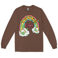 Chestnut lucky vibes Long Sleeve Tee - MaliasSmallBusiness