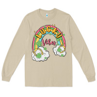 Mushroom lucky vibes Long Sleeve Tee - MaliasSmallBusiness