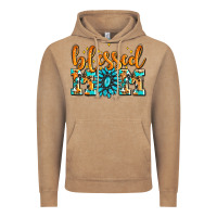 Vintage Coffee blessed mom with gemstone Vintage Hoodie - AdoDesignShop
