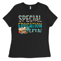 Black special education crew Ladies Tee - texasbilliewilder