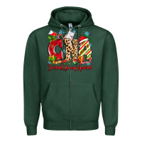 Sports Green CNA Certified Nursing Assistant Christmas Zipper Hoodie - MaliasSmallBusiness
