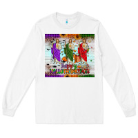 White san judas happy  hallothanksmas Long Sleeve Tee - JahusDesignShop