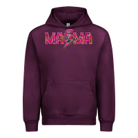 Mauve Wine Mama neon lightning bolt mother's day Urban Hoodie - HowdyJamesFarm