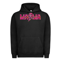 Pigment Black Mama neon lightning bolt mother's day Urban Hoodie - HowdyJamesFarm
