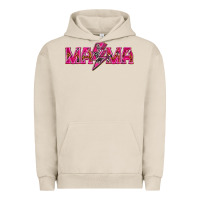 Pigment French Oak Mama neon lightning bolt mother's day Urban Hoodie - HowdyJamesFarm