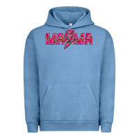 Pigment Pebble Blue Mama neon lightning bolt mother's day Urban Hoodie - HowdyJamesFarm