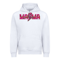 White Mama neon lightning bolt mother's day Urban Hoodie - HowdyJamesFarm